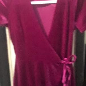 Crushed Velvet Dress